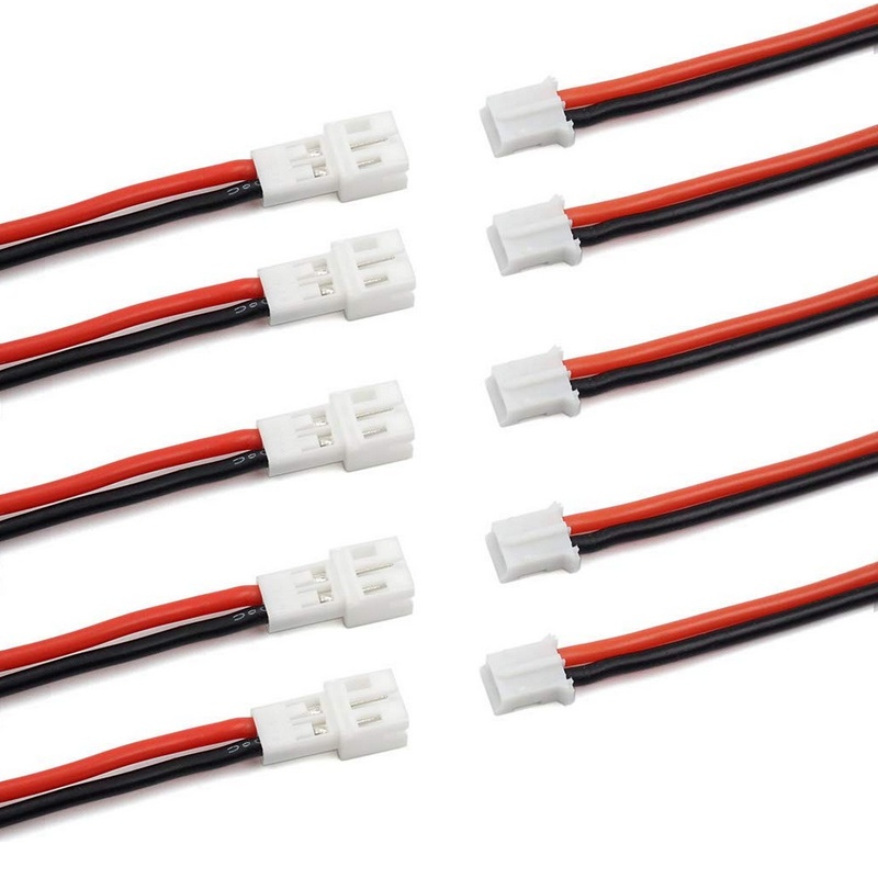 Cable de silicona JST PH 2.0 de 2 pines