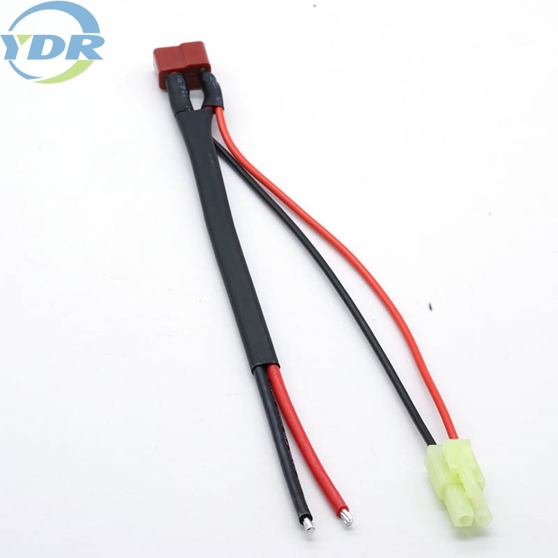 Terminal T con cable de conexión de batería de alambre de silicona UL3135 16AWG